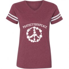 Ladies Relaxed Fit Vintage Sports Tee