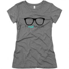 Ladies Slim Fit Super Soft Triblend Tee