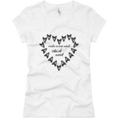 Ladies Slim Fit Basic Promo Jersey Tee