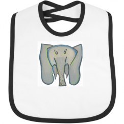 Infant Contrast Trim Bib