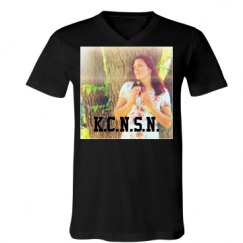 Unisex V-Neck Jersey Tee