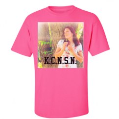 Unisex Ultra Cotton Safety Neon Crewneck Tee