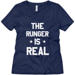 Ladies Relaxed Fit V-Neck Tee