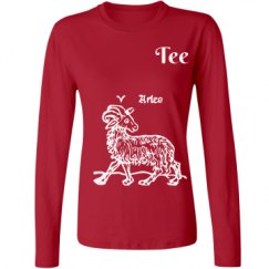 Ladies Relaxed Fit Basic Long Sleeve Tee