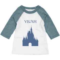 Toddler 3/4 Sleeve Raglan Tee