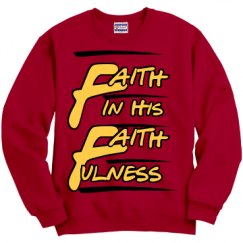 Unisex Film and Foil Crewneck Sweatshirt