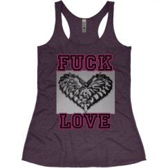 Ladies Slim Fit Super Soft Racerback Triblend Tank