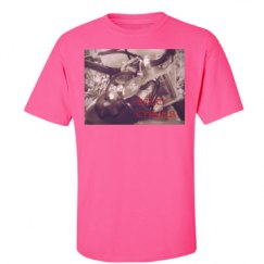 Unisex Ultra Cotton Safety Neon Crewneck Tee