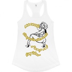 Ladies Slim Fit Racerback Tank Top
