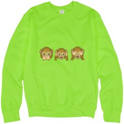 Unisex Neon Crewneck Sweatshirt