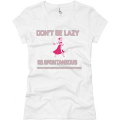 Ladies Slim Fit Basic Promo Jersey Tee
