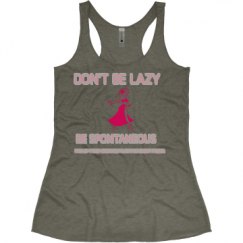 Ladies Slim Fit Super Soft Racerback Triblend Tank