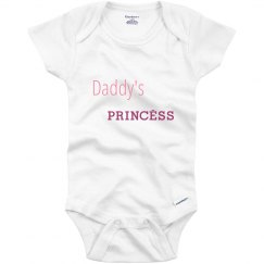 Daddy's princess onesie