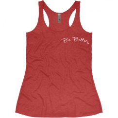 Ladies Slim Fit Super Soft Racerback Triblend Tank