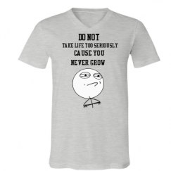 Unisex V-Neck Jersey Tee