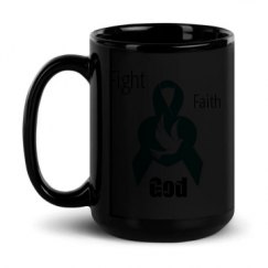 15oz Black Glossy Mug