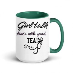 15oz Ceramic Mug with Color Inside