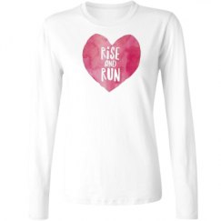 Ladies Relaxed Fit Basic Long Sleeve Tee