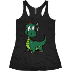 Ladies Slim Fit Super Soft Racerback Triblend Tank