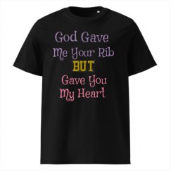 Unisex Organic Ribbed Neck T-Shirt