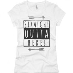 Ladies Slim Fit Basic Promo Jersey Tee