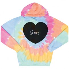 Unisex Tie-Dye Fleece Hoodie