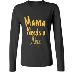 Ladies Relaxed Fit Basic Long Sleeve Tee