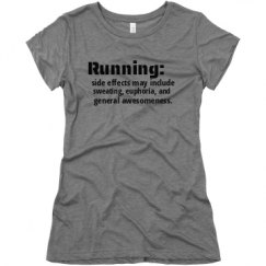 Ladies Slim Fit Super Soft Triblend Tee