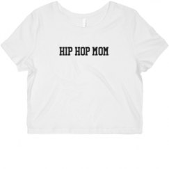 Ladies Slim Fit Crop Top Tee