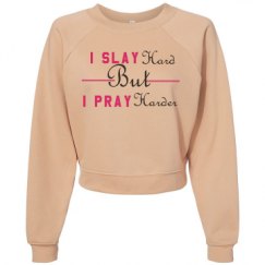 Women's Raglan Pullover Fleece