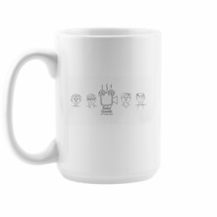 15oz Ceramic Coffee Mug