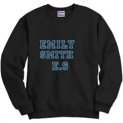 Unisex Film and Foil Crewneck Sweatshirt