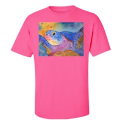 Unisex Ultra Cotton Safety Neon Crewneck Tee