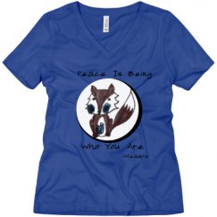 Ladies Relaxed Fit V-Neck Tee