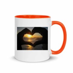 11oz Ceramic Mug with Color Inside