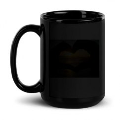 15oz Black Glossy Mug