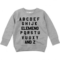 Toddler Crewneck Basic Promo Sweatshirt