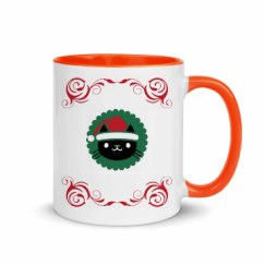 11oz Ceramic Mug with Color Inside