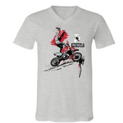 Unisex V-Neck Jersey Tee