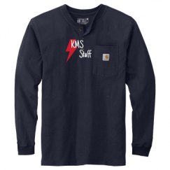 Unisex Carhartt Long Sleeve Henley Tee 