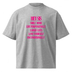 Unisex Organic Oversized High Neck T-Shirt