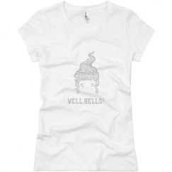 Ladies Slim Fit Basic Promo Jersey Tee