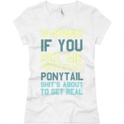 Ladies Slim Fit Basic Promo Jersey Tee