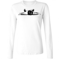 Ladies Relaxed Fit Basic Long Sleeve Tee