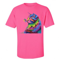 Unisex Ultra Cotton Safety Neon Crewneck Tee