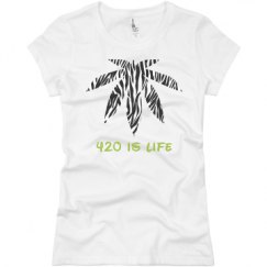 Ladies Slim Fit Basic Promo Jersey Tee