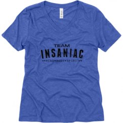 Ladies Relaxed Fit Super Soft Triblend V-Neck Tee