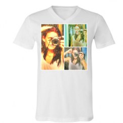 Unisex V-Neck Jersey Tee