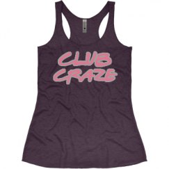 Ladies Slim Fit Super Soft Racerback Triblend Tank