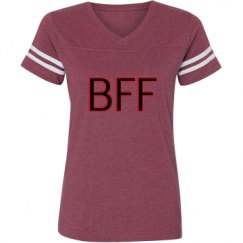 Ladies Relaxed Fit Vintage Sports Tee